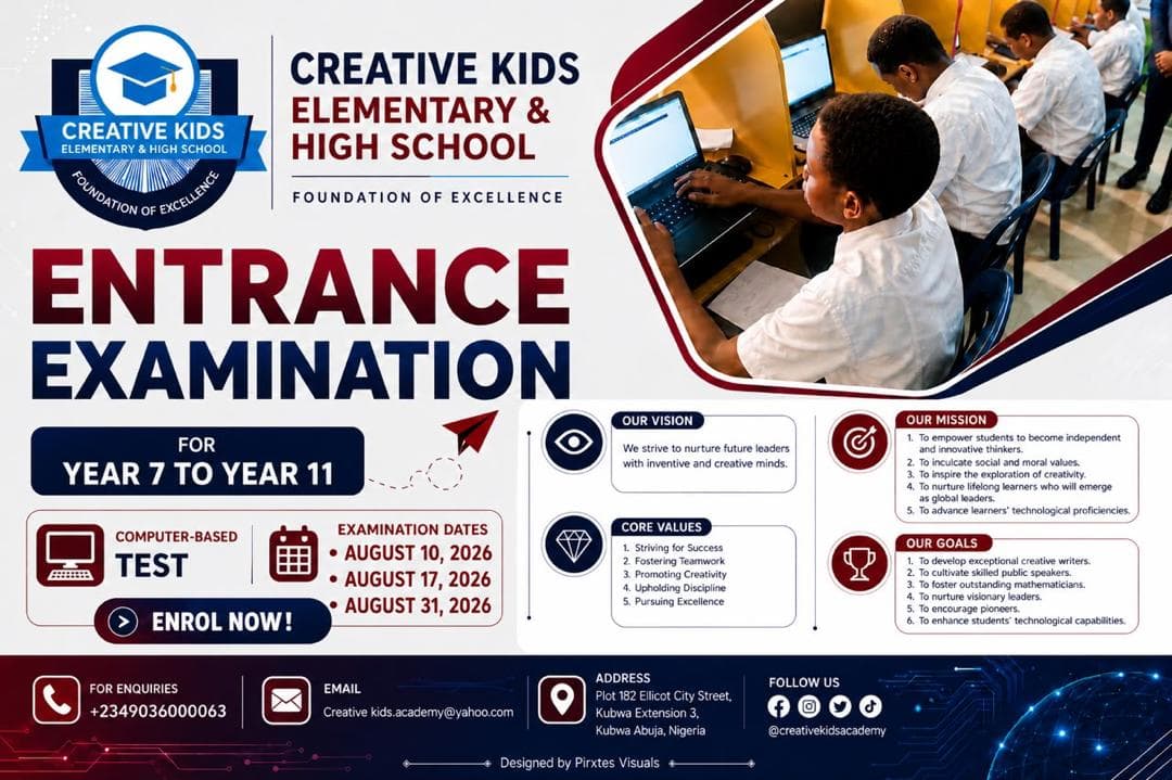Creative Kids Academy pupils